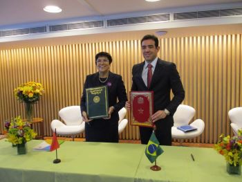 Signature of a memorandum of understanding between the Court of Accounts of the Kingdom of Morocco and Court of Accounts of the Union of Brazil