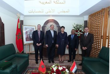 Visite de travail de son Excellence M Rafel Yassin Khudair, Président du Conseil Fédéral du contrôle supérieur des finances publiques de la République d Irak